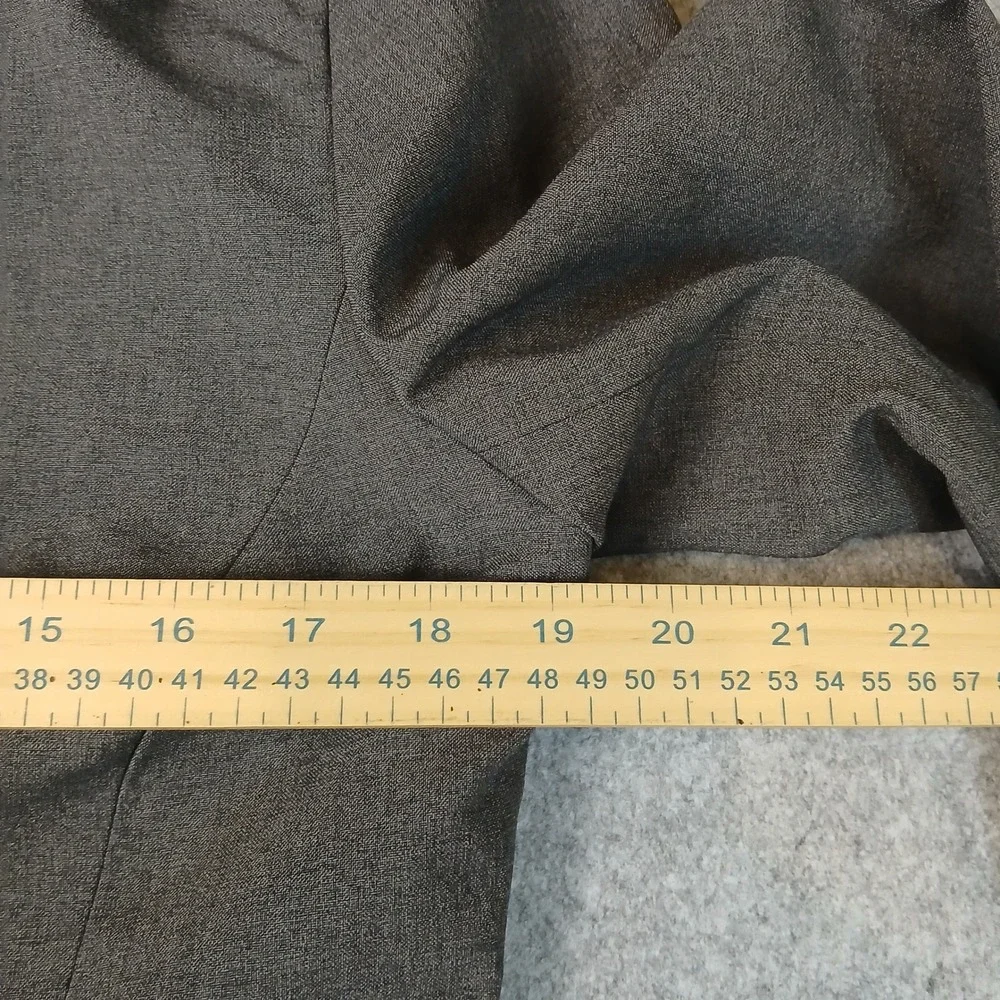 New York & Company Zip Up Jacket Womens Size 10 Gray‎ City Stretch Professional